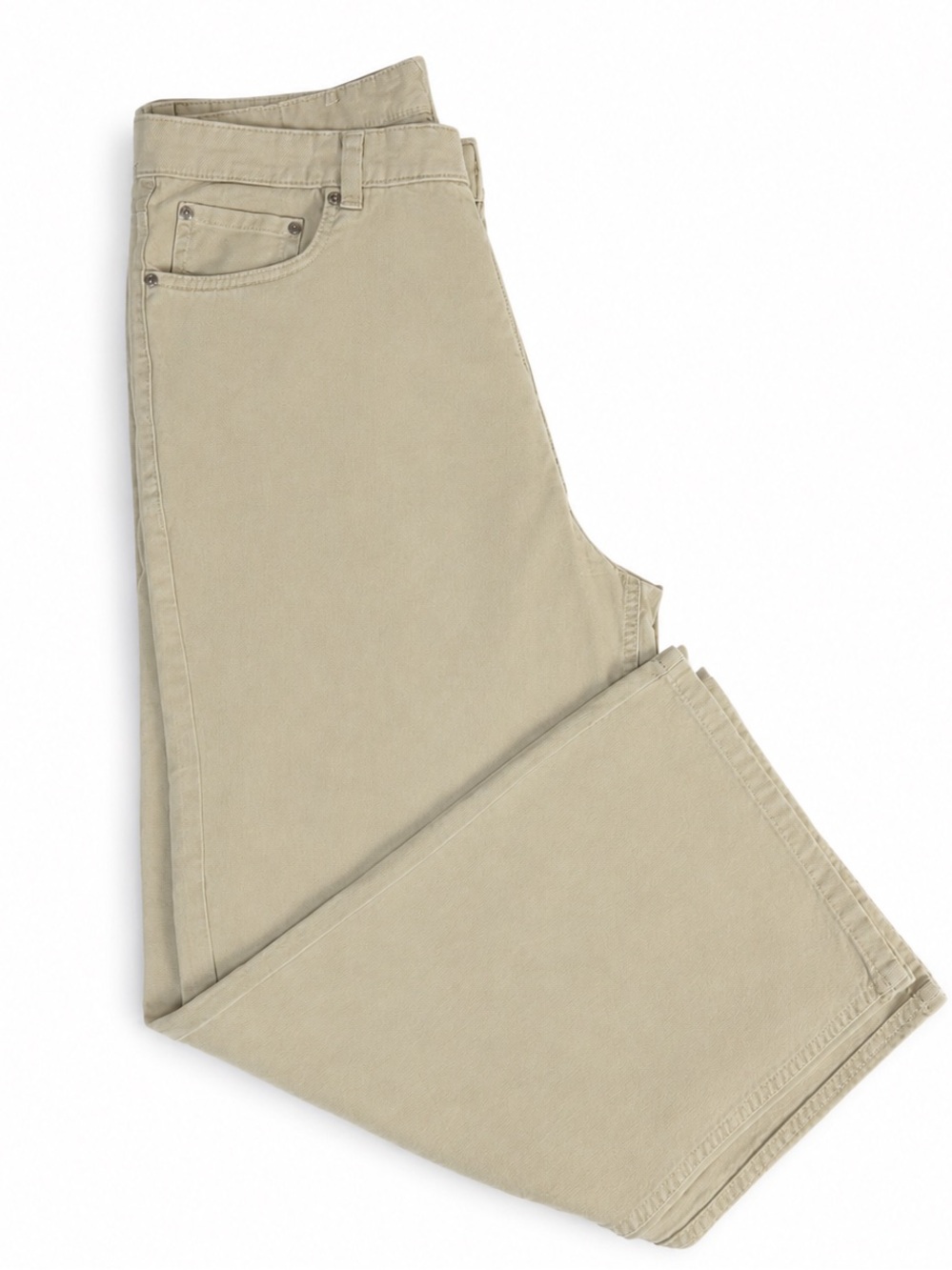 Men's Beige Zara Baggy Jeans